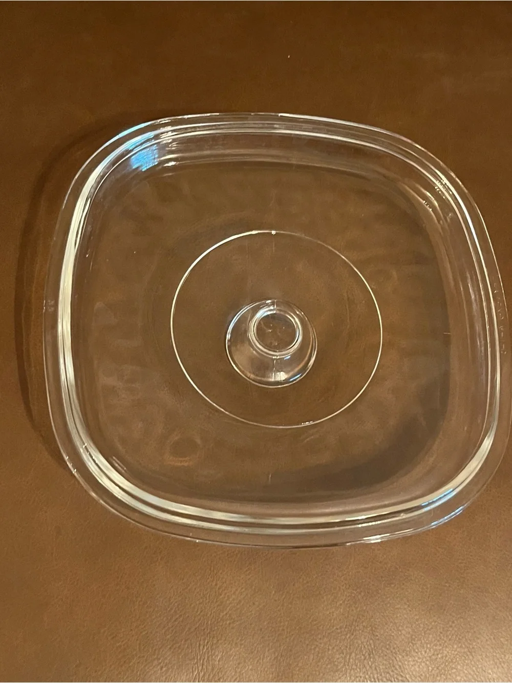 Vtg Blue Cornflower Patterned Corning Ware Casserole Dish w/ Glass Lid A-8-B